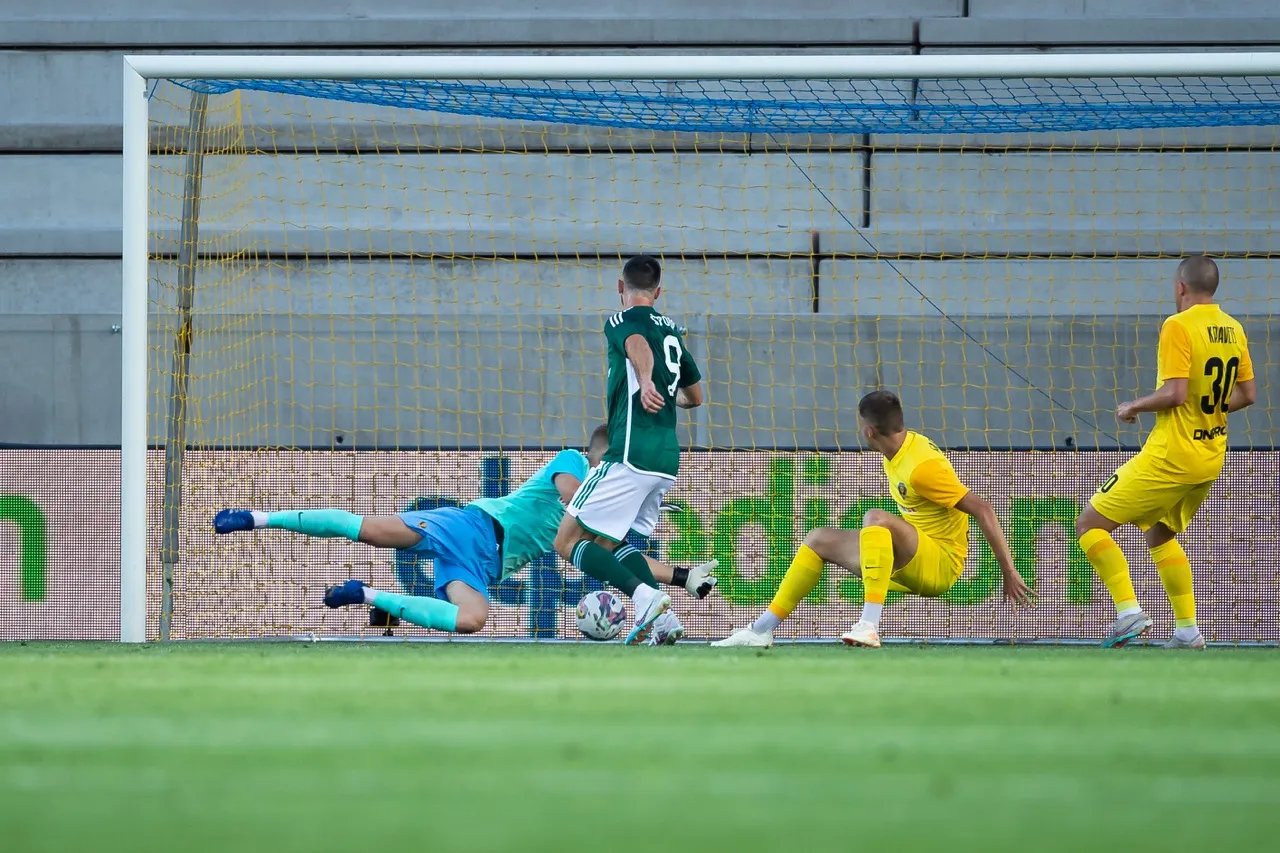 Момент із поки що єдиним голом у цій зустрічі
