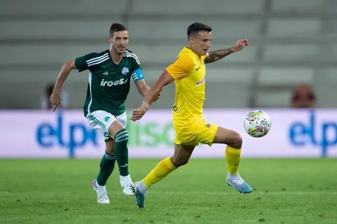 Днепр-1 активно играл только в начале каждого из таймов