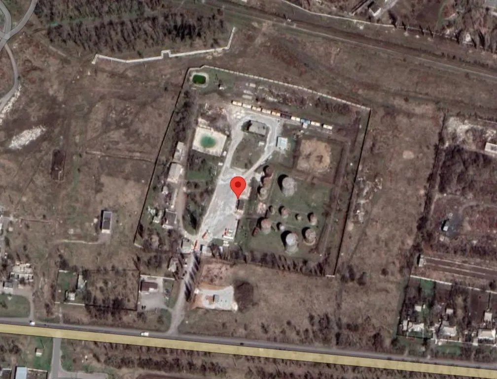 Нефтебаза в Шахтерске