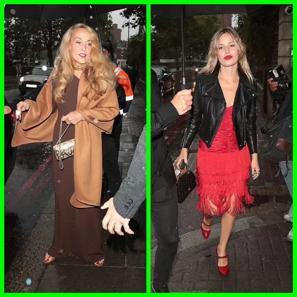 Бывшая жена Джаггера Джерри Холл и дочь Джорджия Мэй