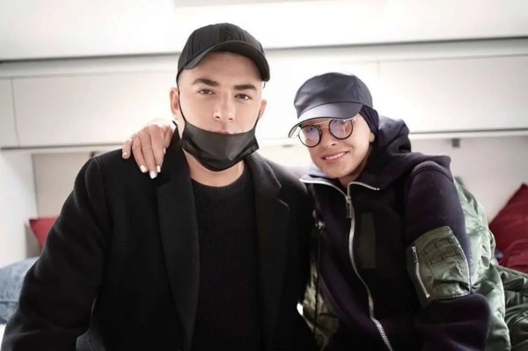 Андрей Данилко (VERKA SERDUCHKA) и Лайма Вайкуле.