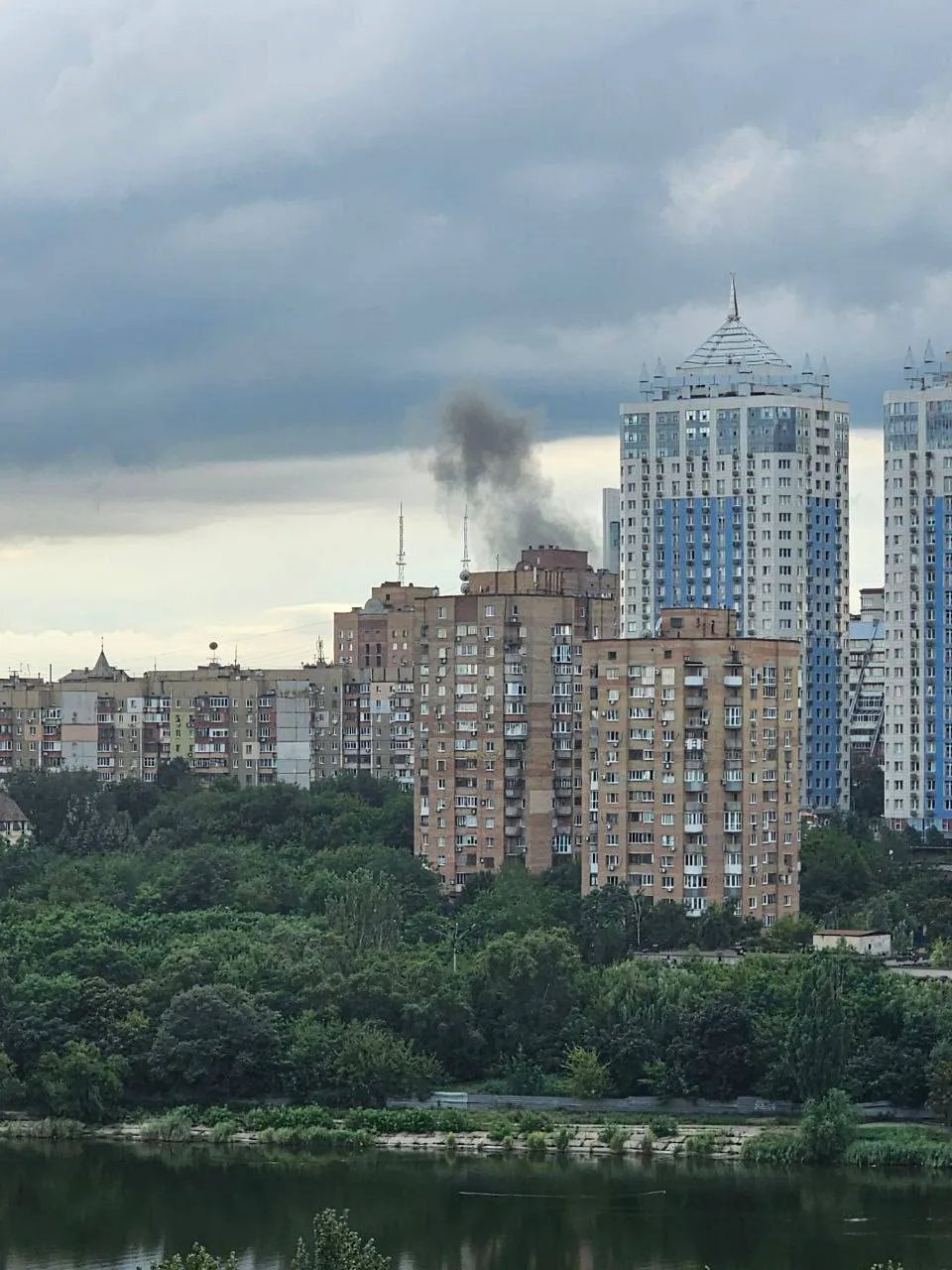 Вибух у Донецьку. Фото: росЗМІ
