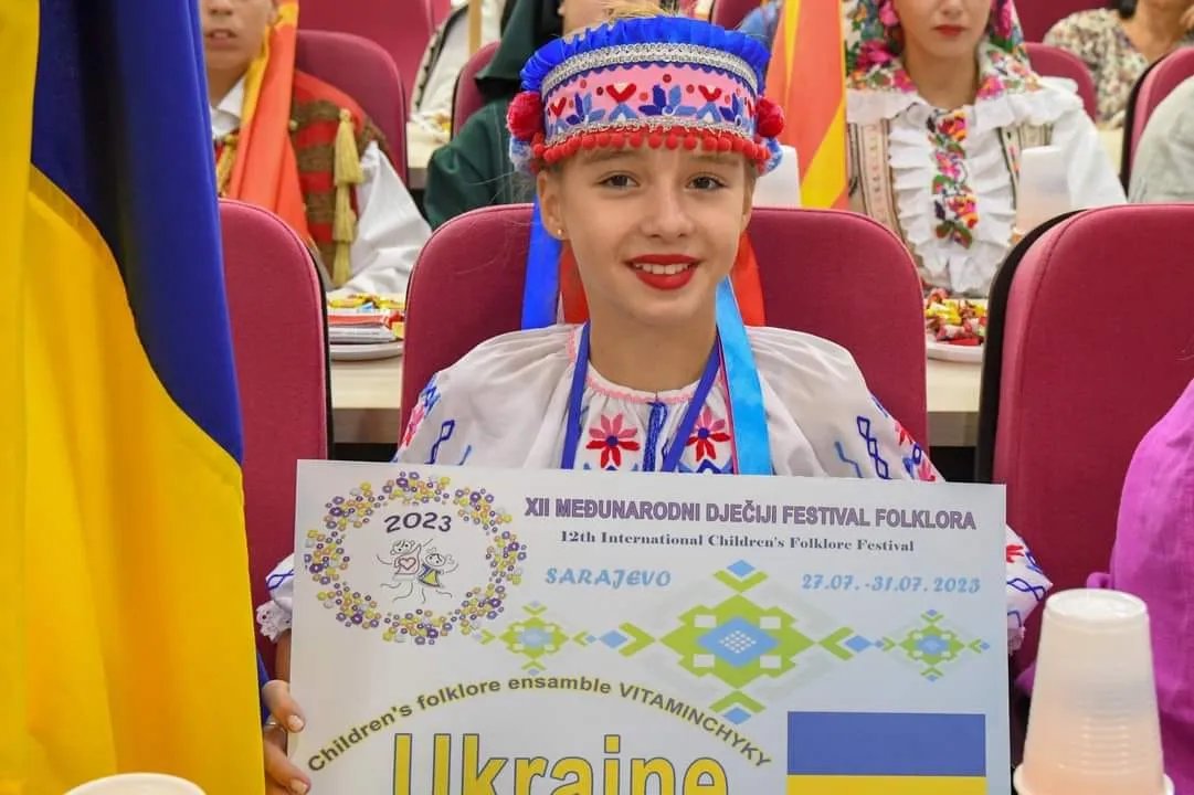Украинские дети достойно выступили на фестивале