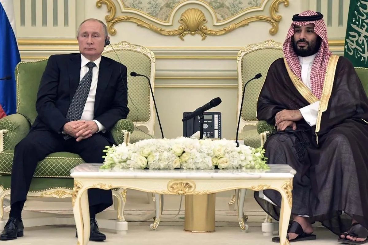 Путин и бин Саламан Путин и бин Саламан