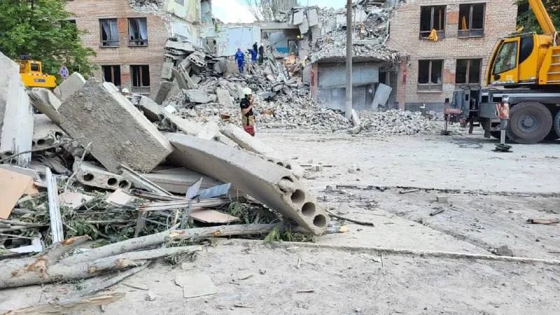 Учебное заведение разрушено до основания
