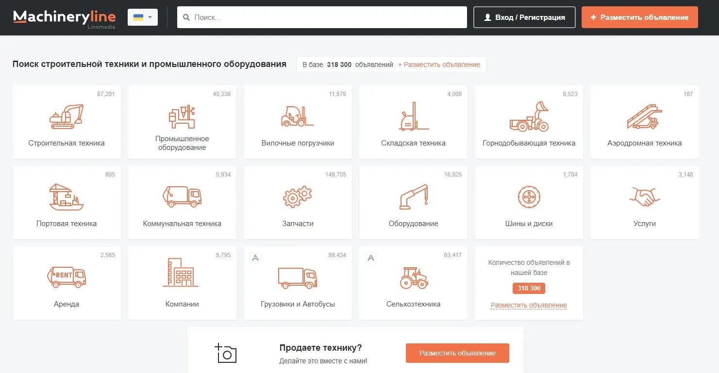 Преимущества использования сайта Machineryline для покупки и продажи спецтехники 1