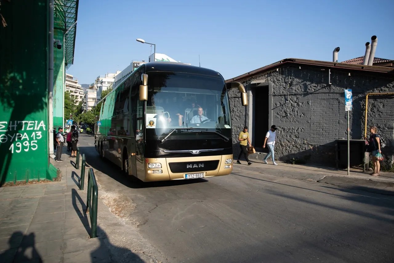 Команда прибула на стадіон