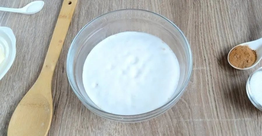 Перший крок приготувати опару