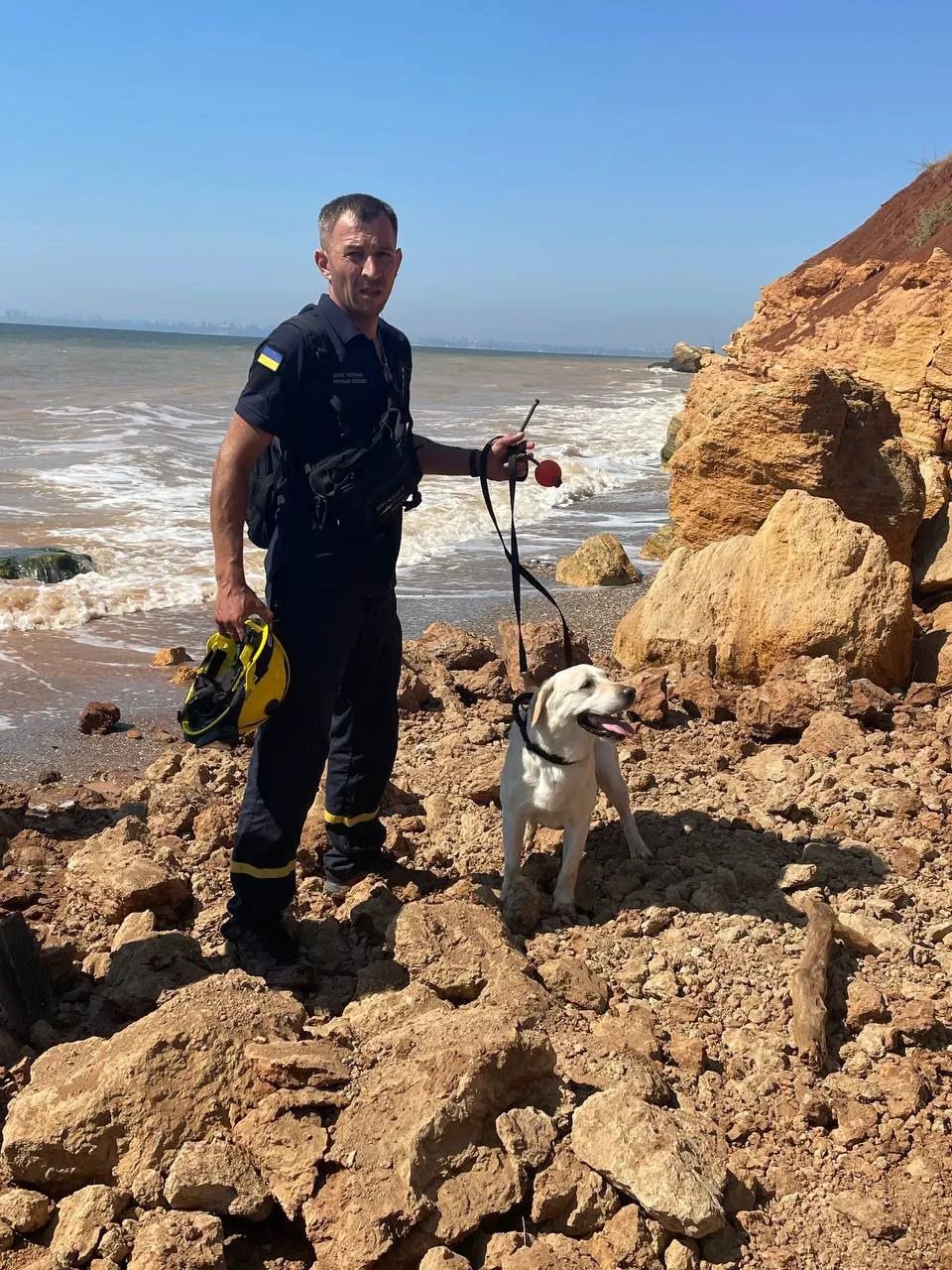 К поиску привлекли собаку-спасателя