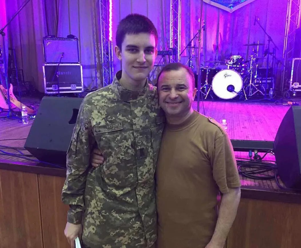 Віктор Павлік з сином Павлом