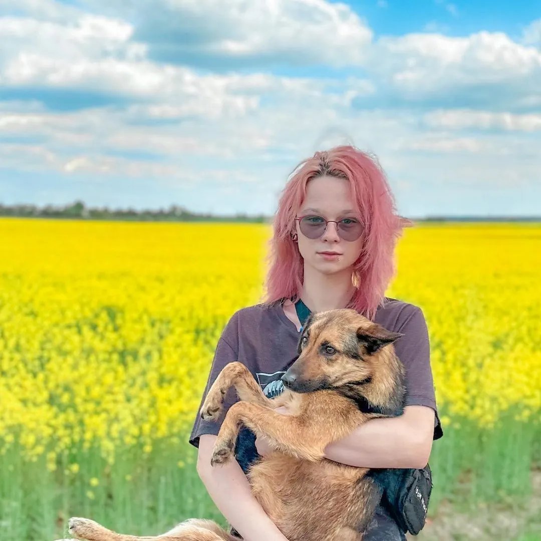Анастасия продолжает спасать животных