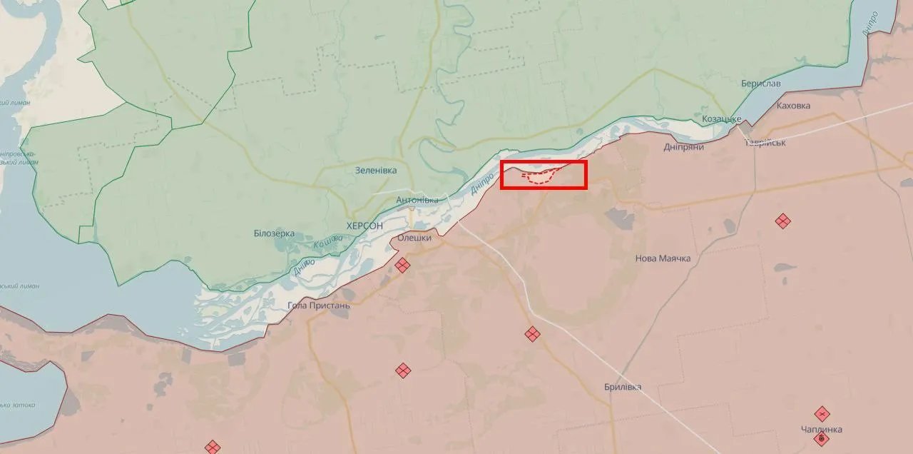 Козачі Табори на карті