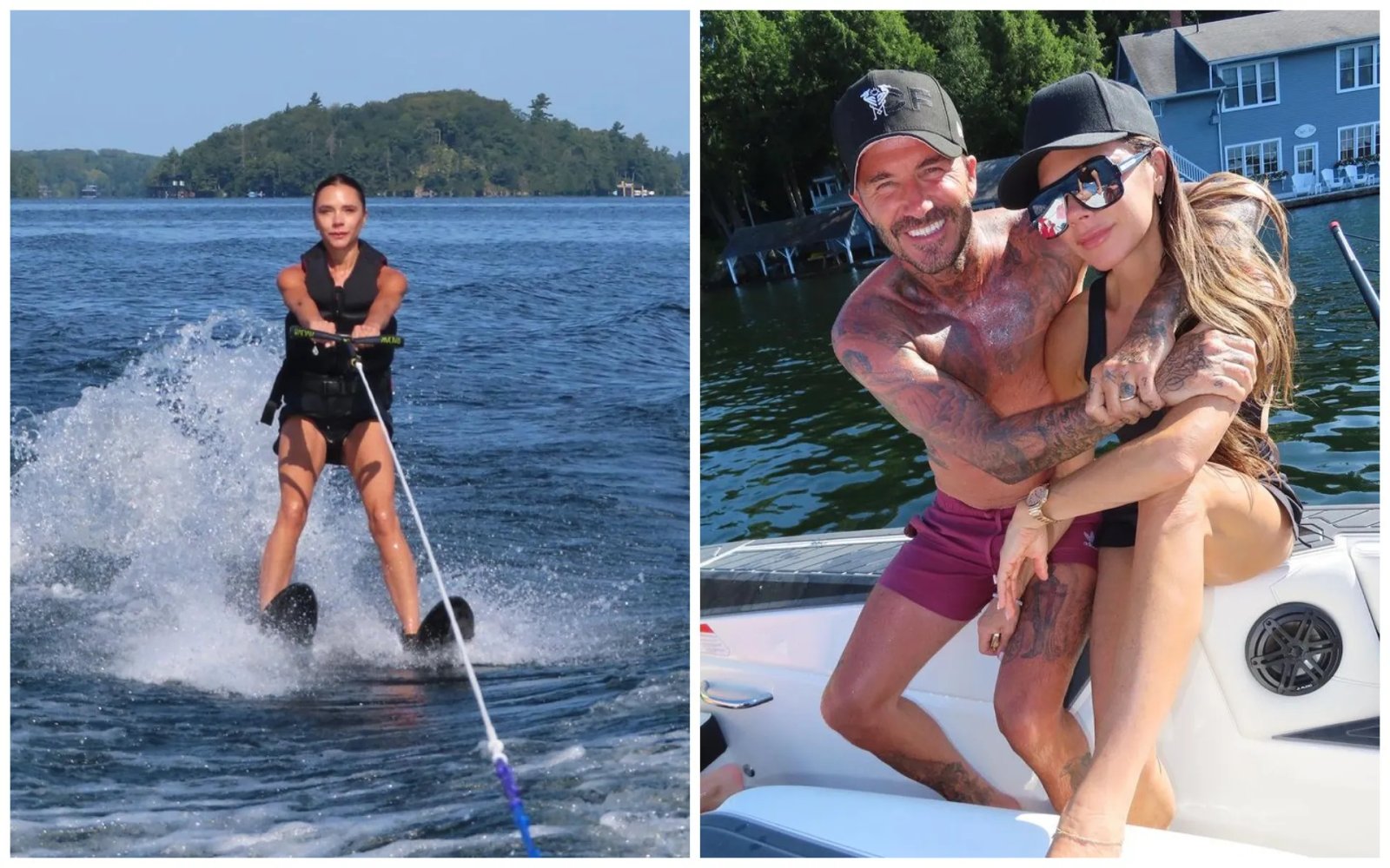 Девід та Вікторія на відпочинку в Канаді