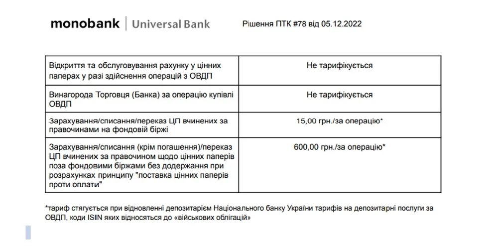 Скільки комісії заплатять власники військових облігацій: відповідь monobank 4
