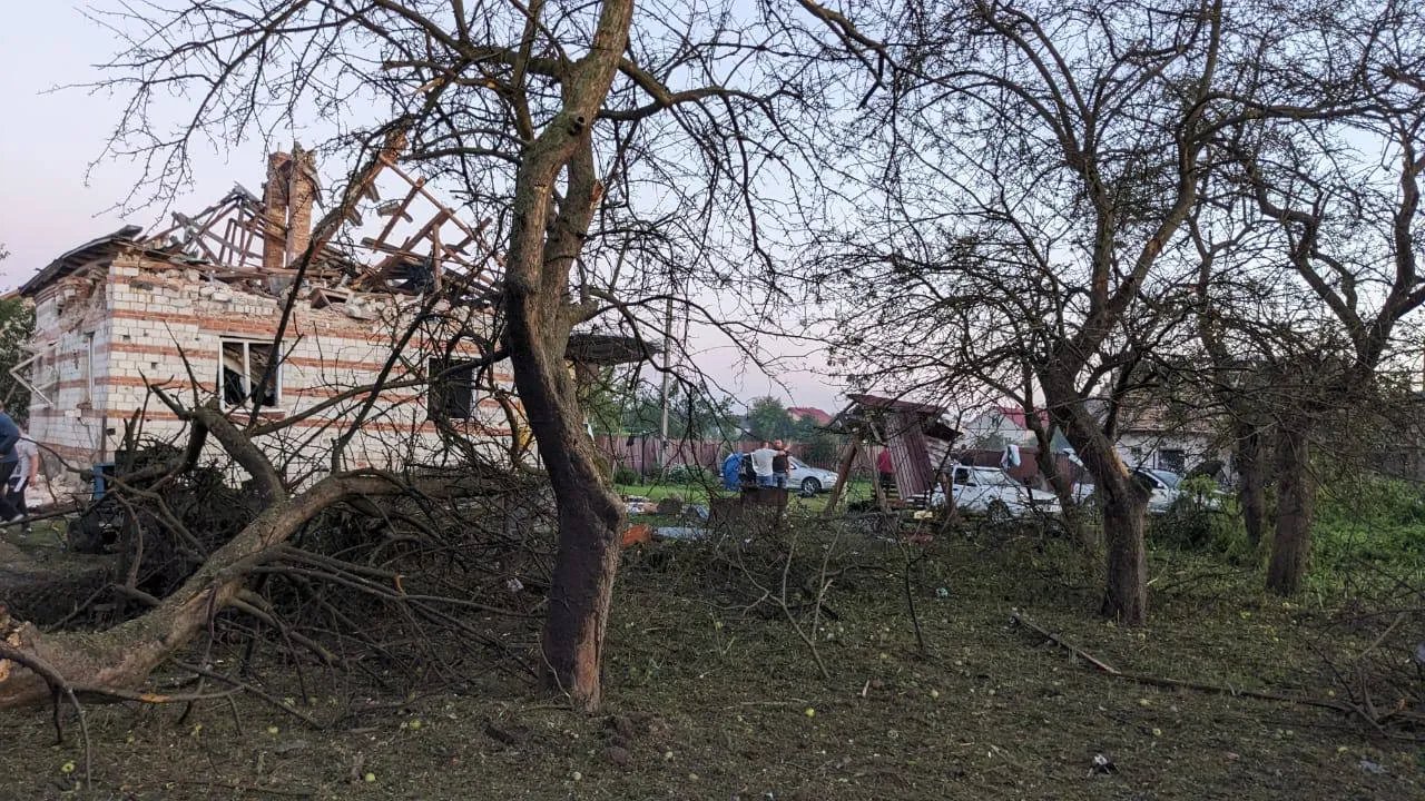 Разрушение в Ставчанах