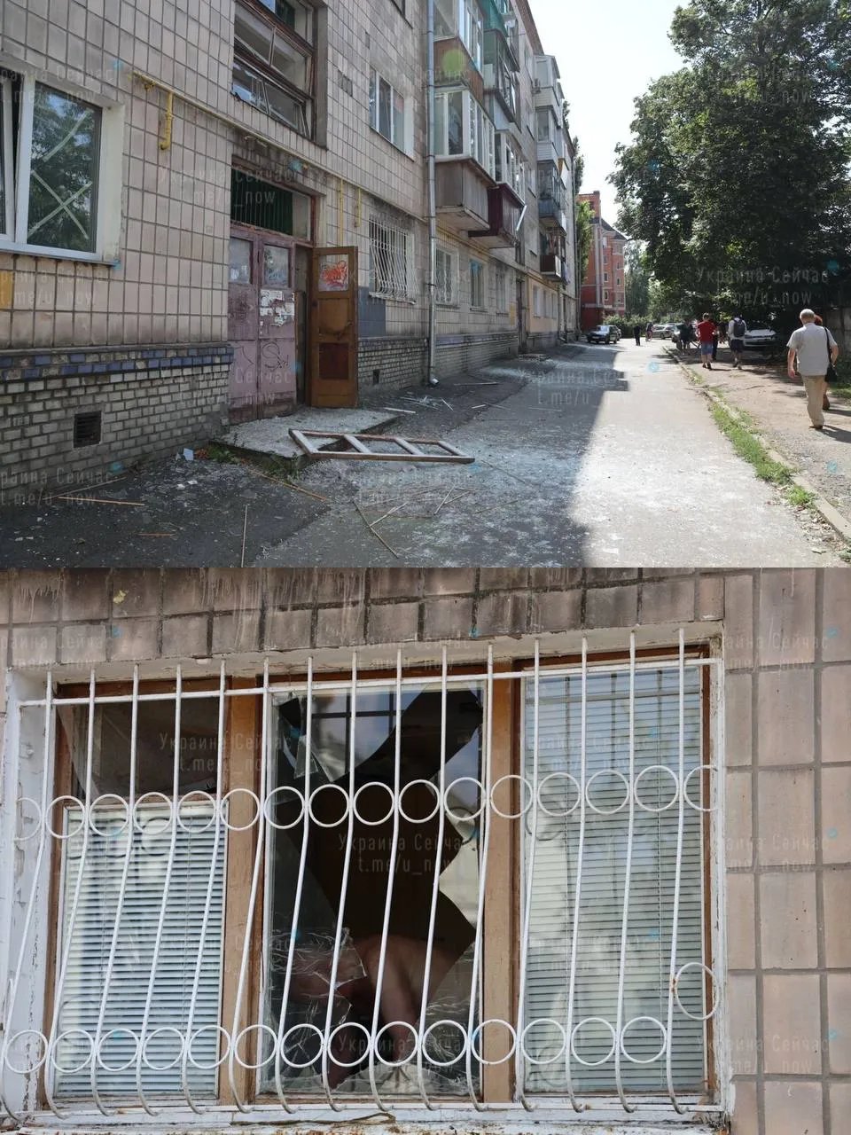 Росіяни вдарили ракетою по центрі Чернігова. Фото: Украина сейчас