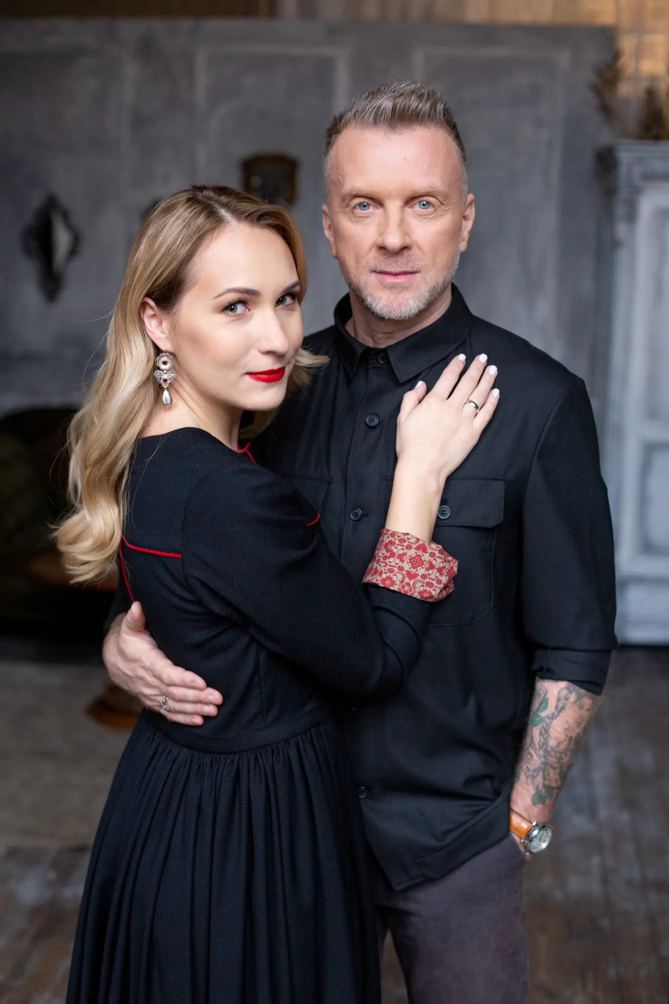 Антін Мухарський з дружиною Єлизаветою. Фото: Facebook/elizabeth.bielska