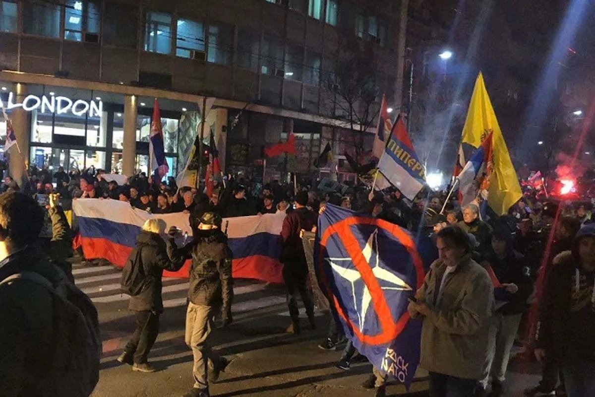 Мітинг у Сербії Мітинг у Сербії