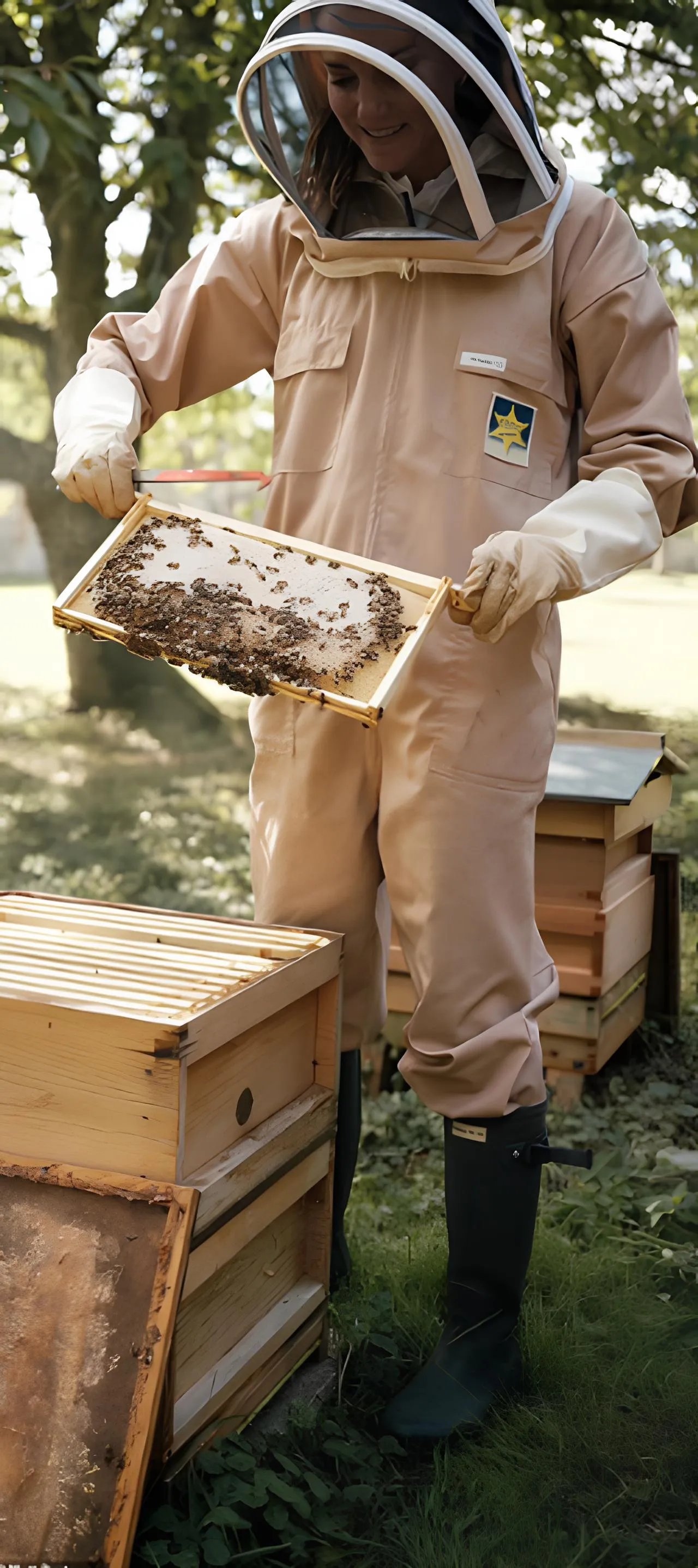 Герцогиня має власні вулики біля маєтку в Норфолку.