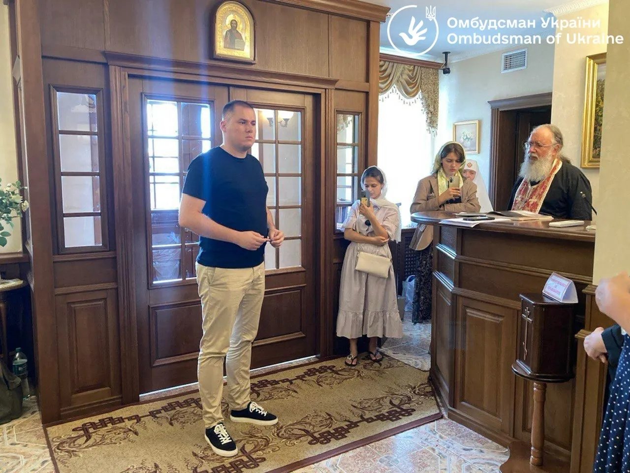 Представник омбудсмана Михайло Спасов відвідав Києво-Печерську лавру та перевірив скаргу адвоката на погані умови проживання паломників та ченців 2