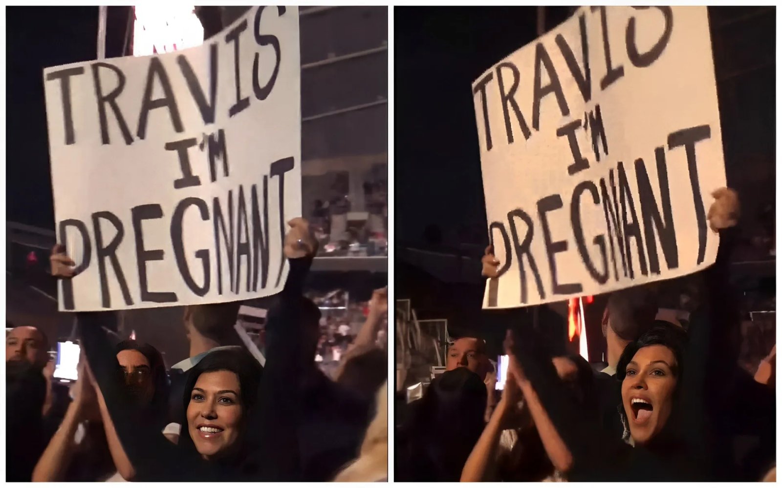 Про свою вагітність Кортні оголосила чоловікові прямо на концерті Blink-182