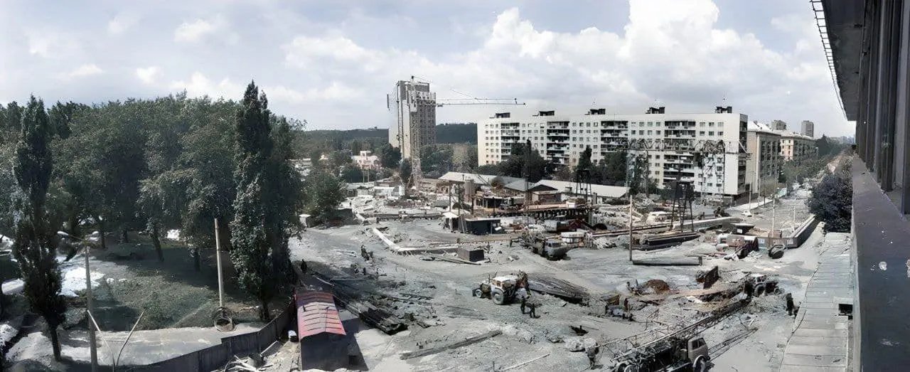 Строительство столичного метро в 1984 году