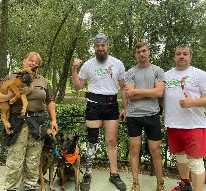 Собаки допомагають в реабілітації поранених