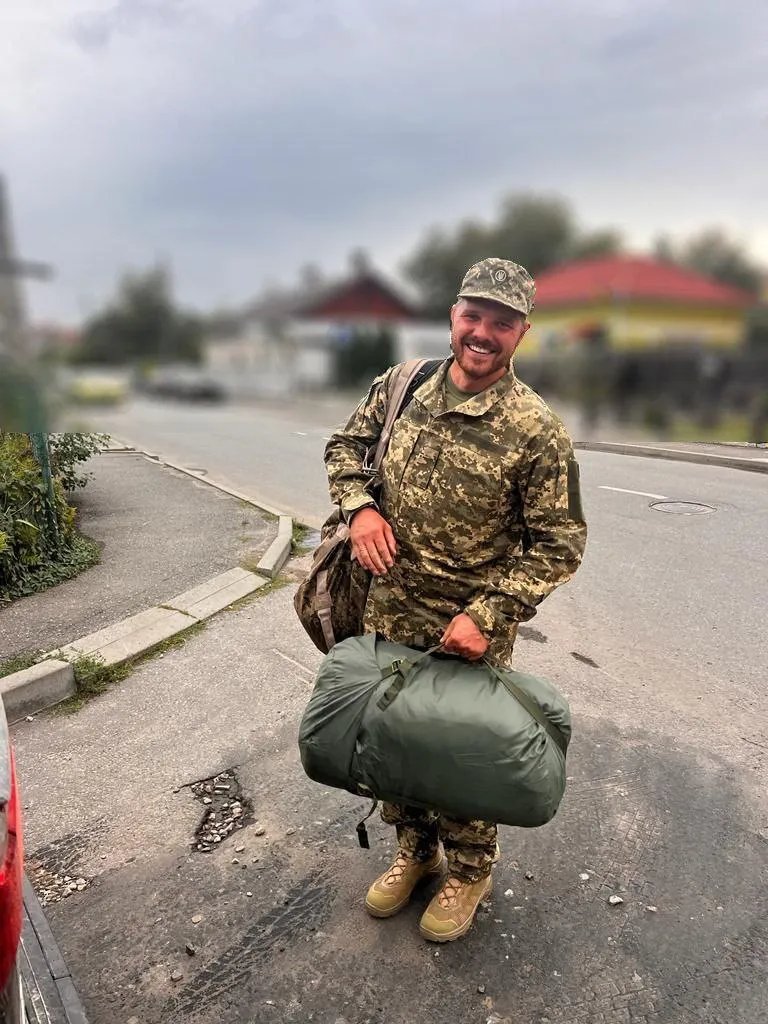 Борисенко у формі ЗСУ