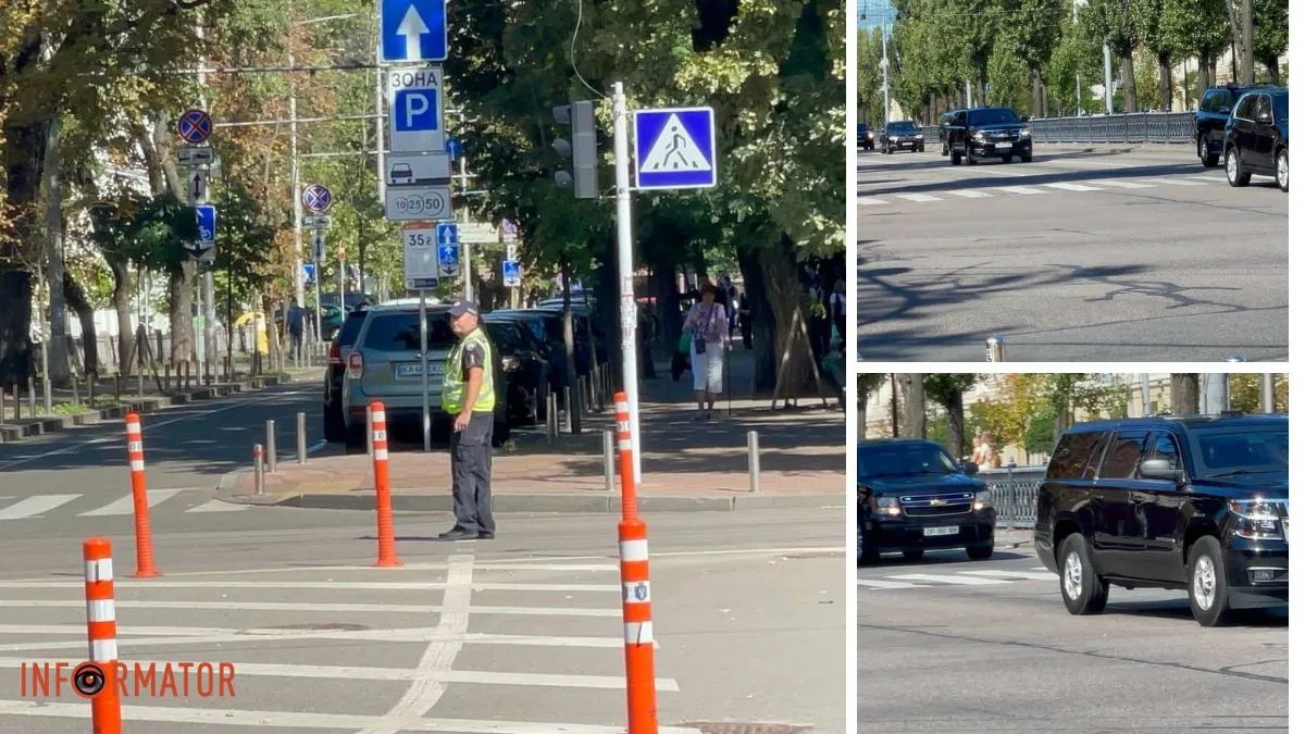 Кортеж Блінкена у Києві 6 вересня 2023 Кортеж Блінкена у Києві 6 вересня 2023