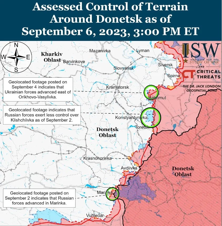 Карта ISW