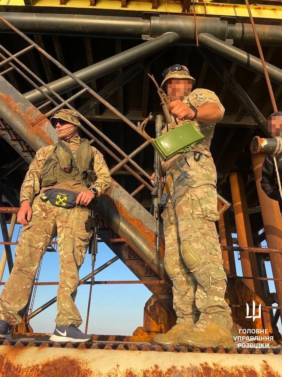 Рейдов к газовым башням было несколько. Фото: ГУР