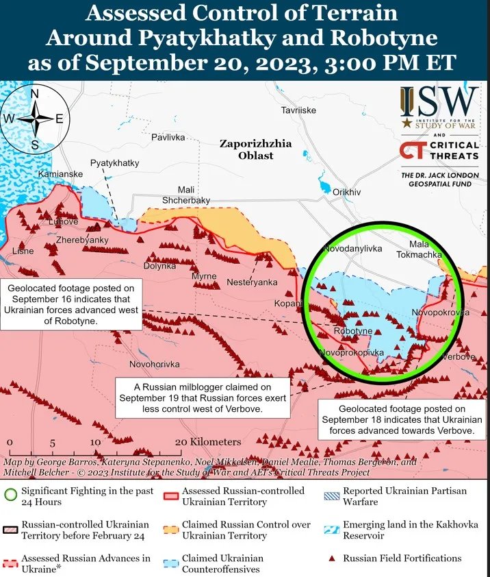 Актуальна карта від ISW