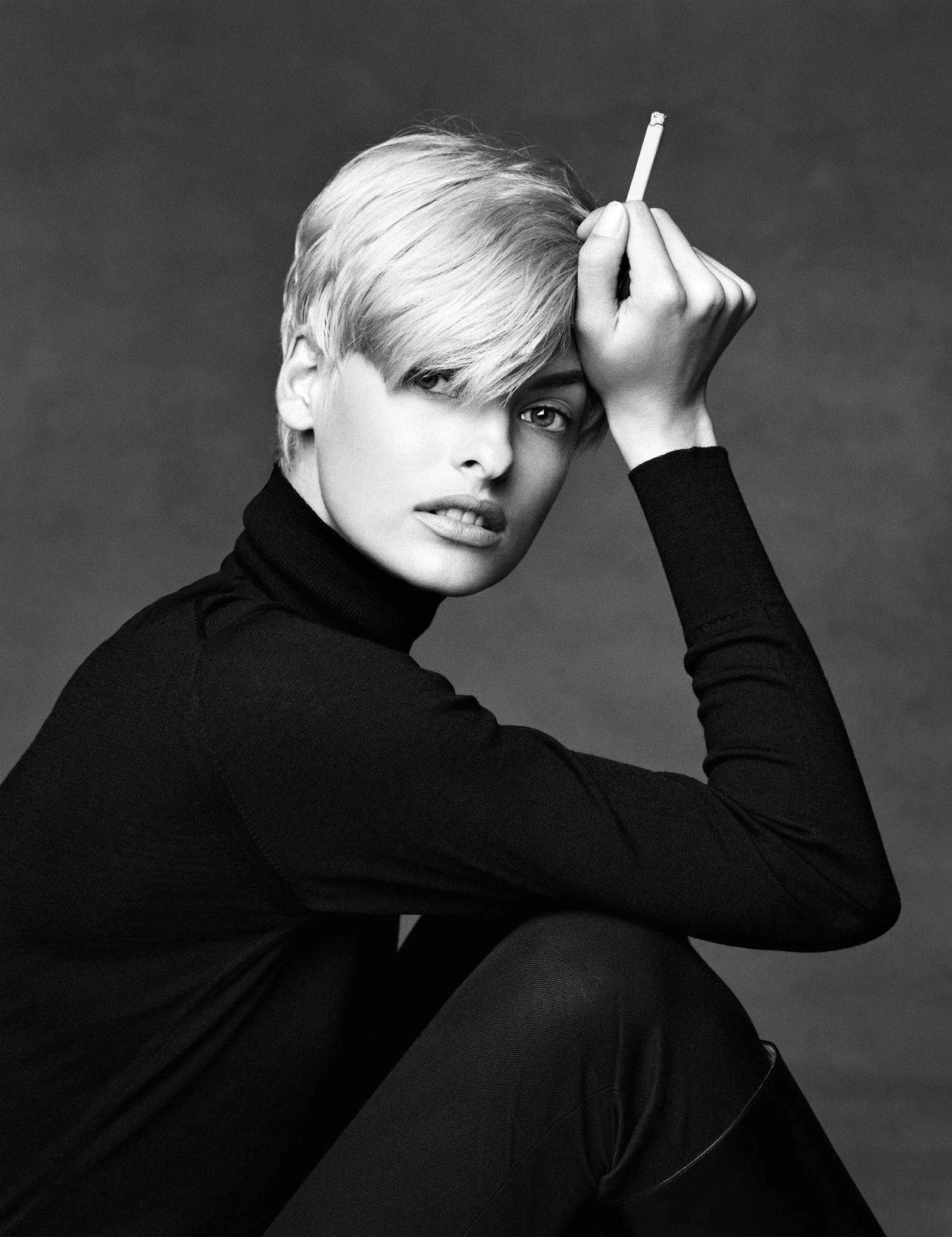 Линда Евангелиста в возрасте 24 лет, 1989 год