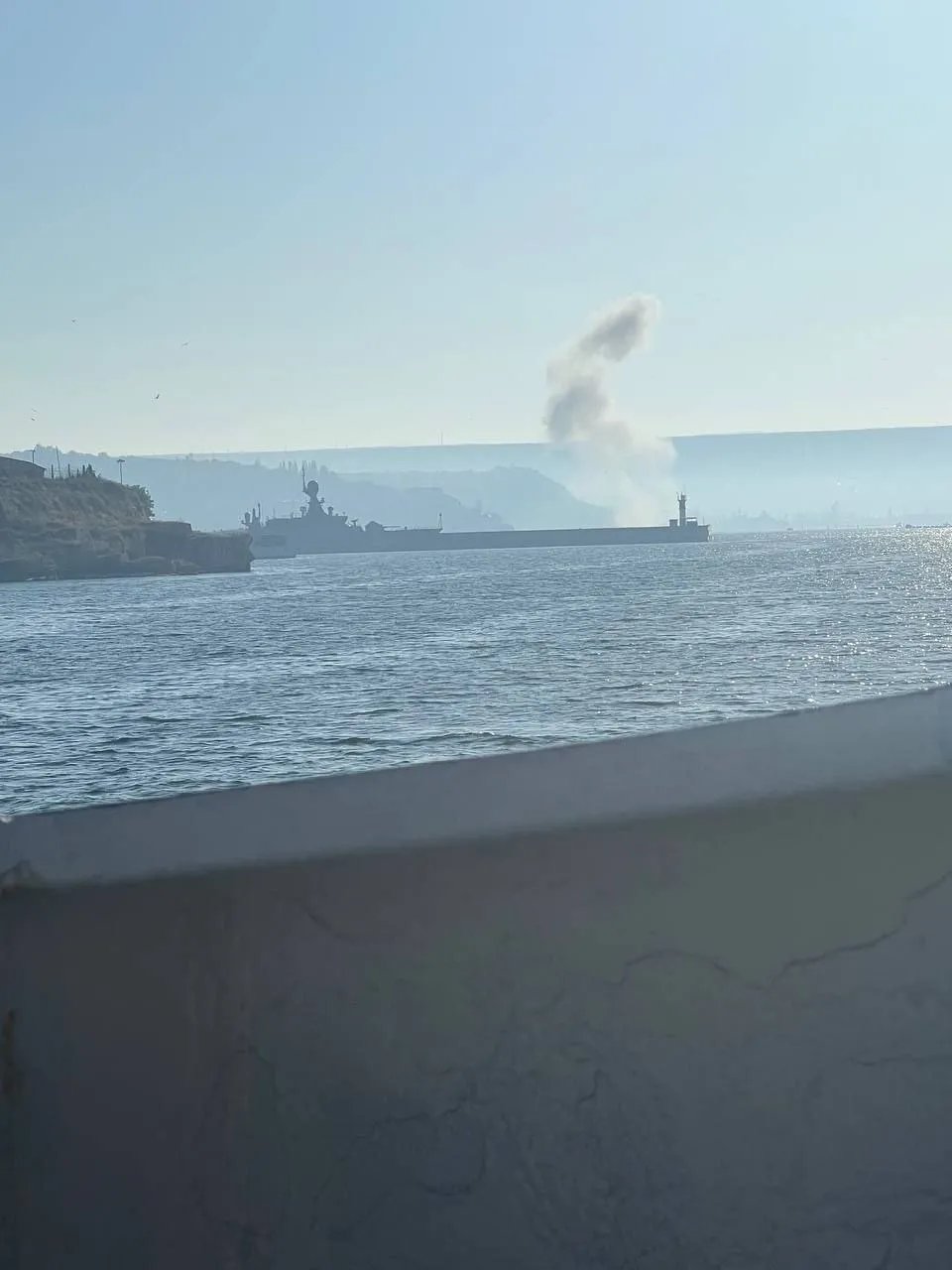 Взрыв в районе Севастопольской бухты