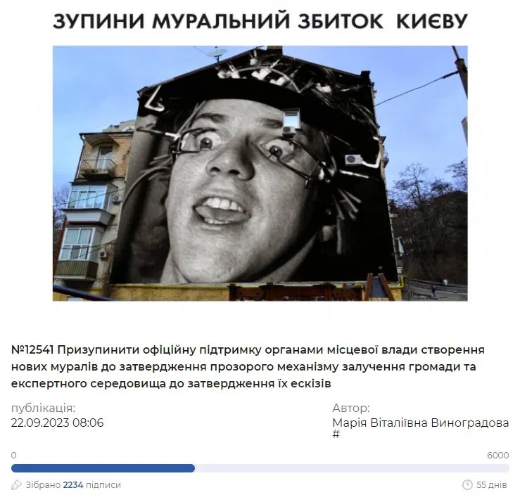 Петиция о запрете муралов на домах к согласованию с общиной Петиция о запрете муралов на домах к согласованию с общиной