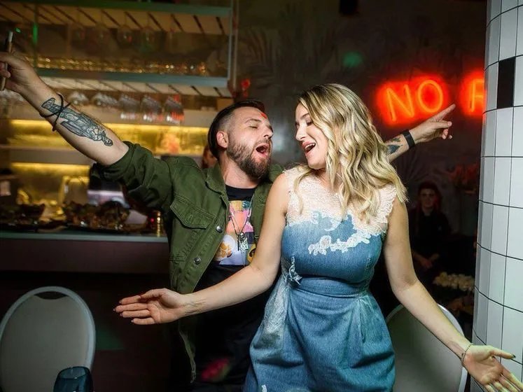 Сергей Танчинец с эксдружиной Анной