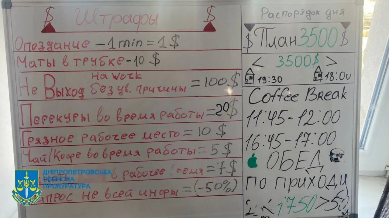 Шахрайський call-центр у Дніпрі. Фото: прокуратура