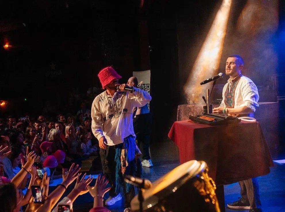 Группа Kalush Orchestra во время турне в США и Канаде