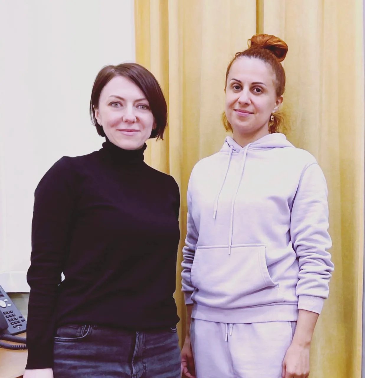 Маляр и Калмыкова во время деоккупации Киевщины. Фото: Анна Маляр Маляр и Калмыкова во время деоккупации Киевщины. Фото: Анна Маляр