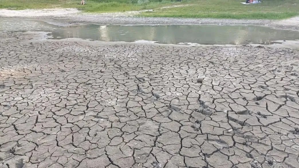 Стан Озера Синє в серпні 2023