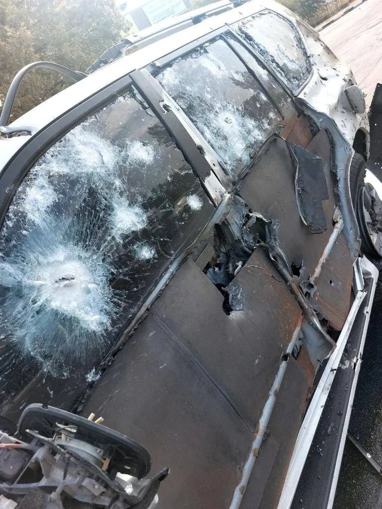 Наслідки обстрілу Херсона 2 жовтня