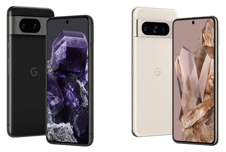 Вправо – Pixel 8, слева – Pixel 8 Pro