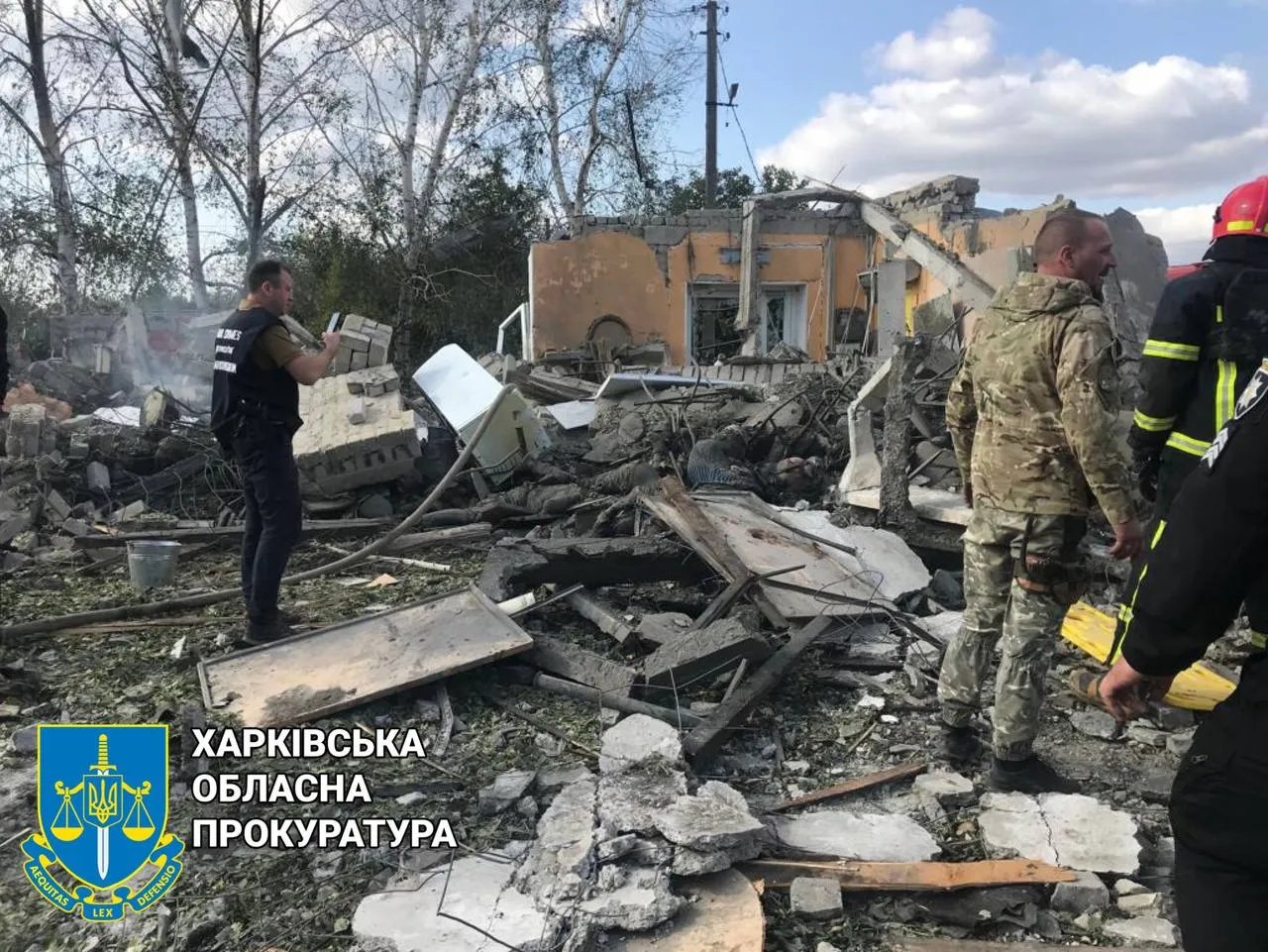 Обстріл села Гроза. Фото: прокуратура