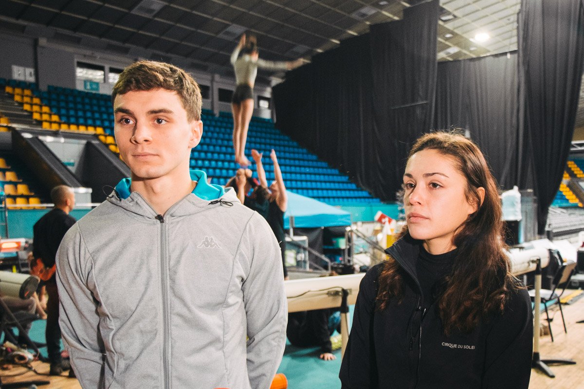 Вот, к примеру, Кирилл и Николь - акробат и фигуристка из Беларуси и России 