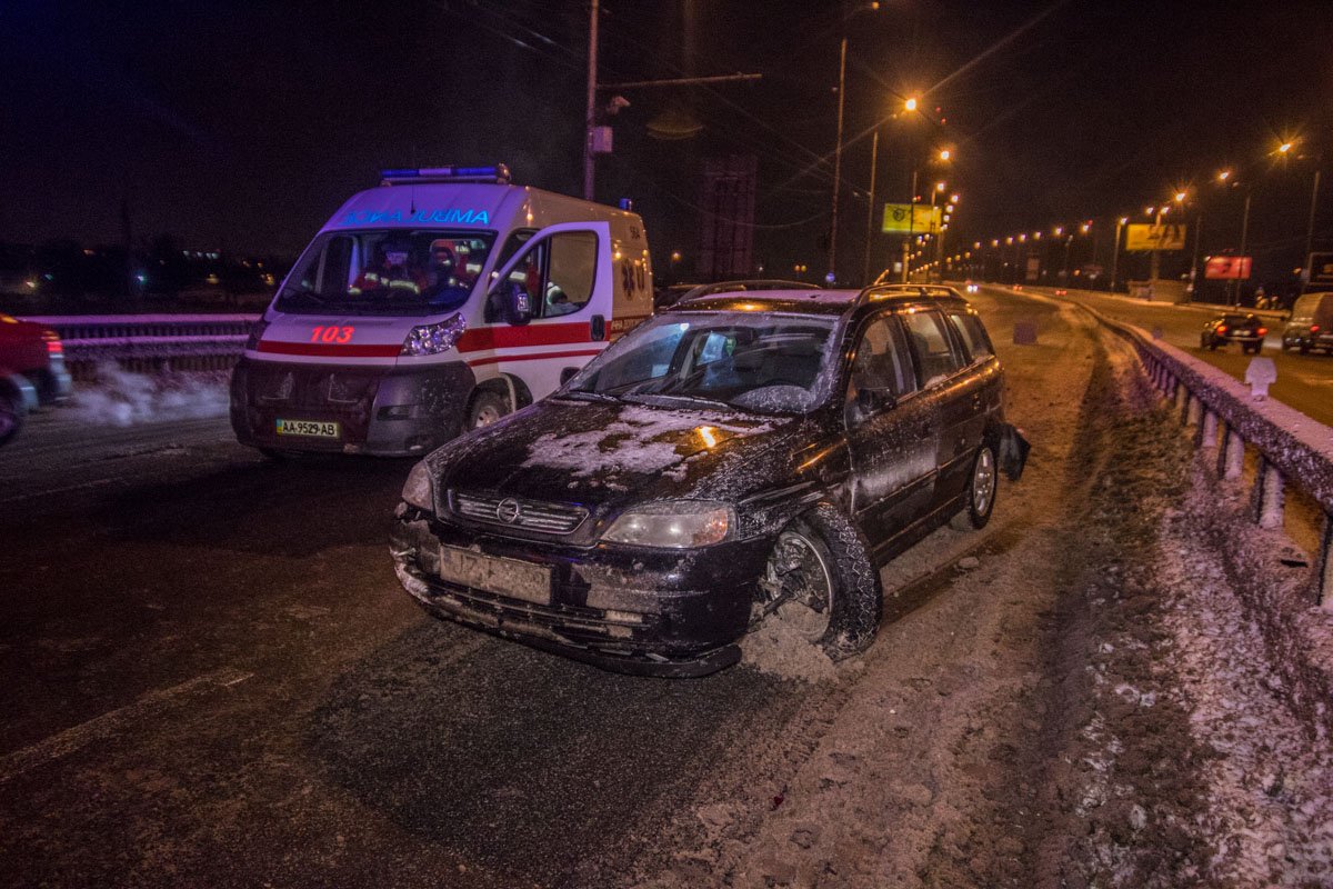 ДТП произошло на съезде с Северного моста