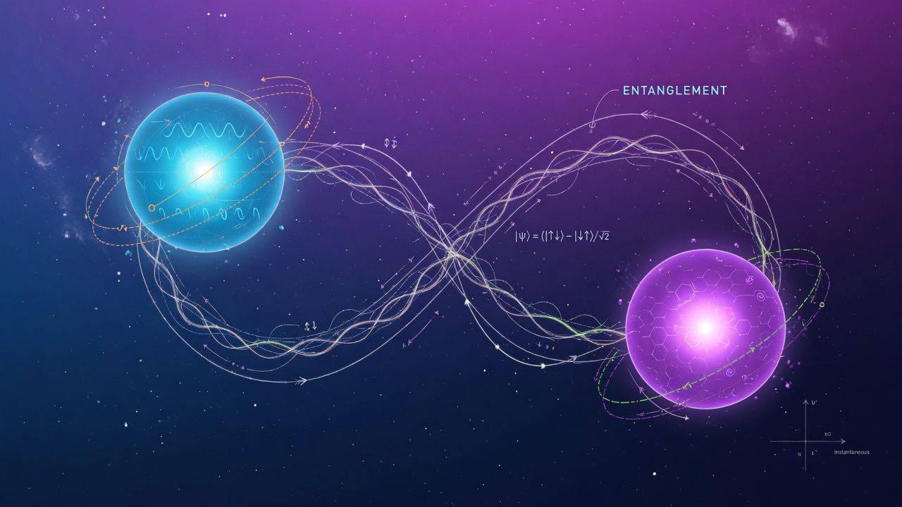 квантовая запутанность иллюстрация