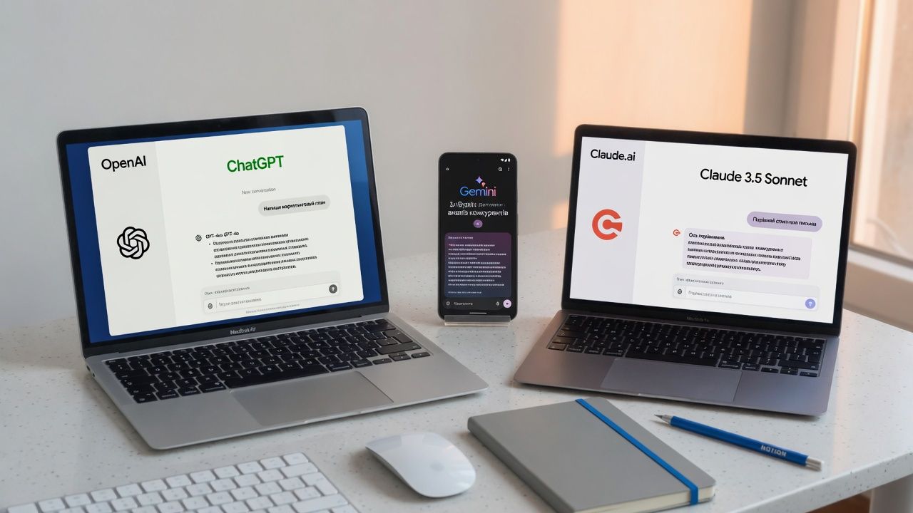 порівняння ChatGPT Gemini Claude