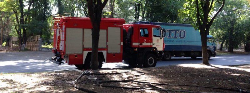 На Шмидта горел заброшенный дом