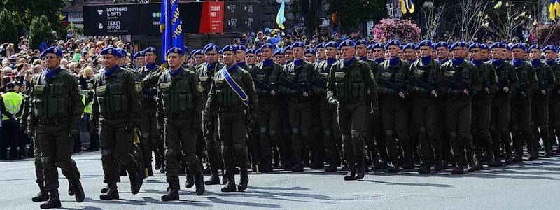 Парад в Киеве: по Крещатику прошли зарубежные войска