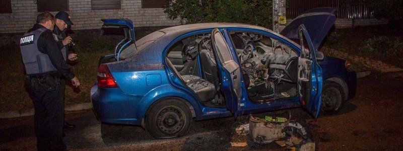 На Тамбовской горел Chevrolet: подробности